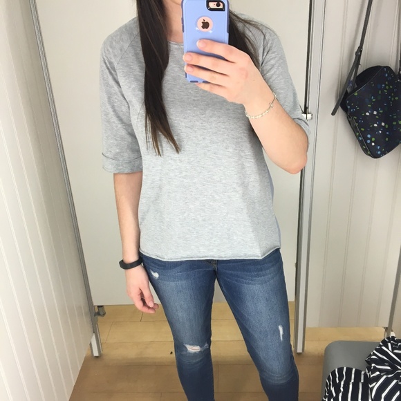 Alessia Pacini Mixed Media Seersucker Eyelet Top - Picture 3 of 8